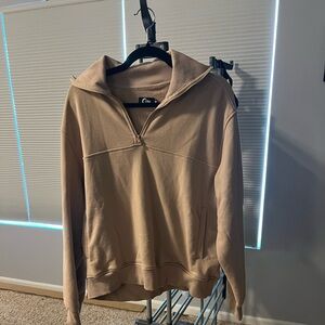 1/4 Quarter Zip Cowl Pocket Jacket